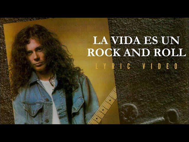 JAF ||  La Vida Es Un Rock And Roll  (Lyric Video Oficial)
