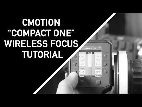 Cmotion Compact One Wireless Focus Tutorial DJI Ronin Gimbal