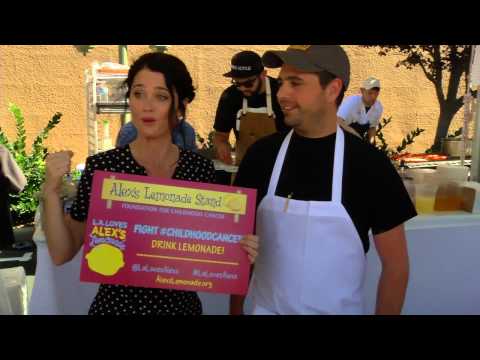 Robin Tunney & Chef Jon Shook Support Alex's Lemonade Stand Foundation