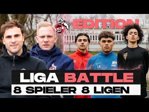 Skillers Ligabattle beim 1. FC Köln - Kreisliga bis Bundesliga | Ein Spieler aus jeder Liga im Duell