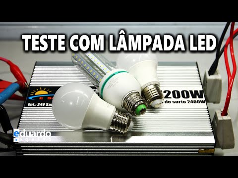 INVERSOR eSolar 1200W, SERÁ que Passou no TESTE da LÂMPADA LED?