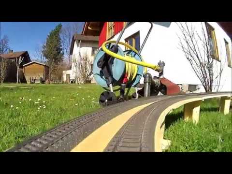 Gartenbahn 2018-04-02 - Fuehrerstandsmitfahrt