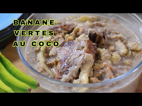 Banane verte au lait de coco/ recette comorienne🇰🇲🇰🇲