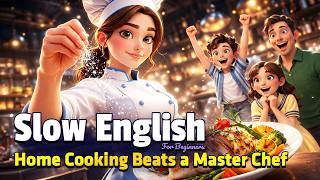 Download lagu A Famous Chef Lost to My Homemade Food | Easy English Listening Practice (A2) mp3