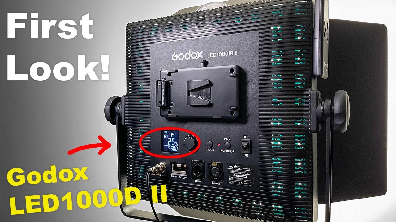 Godox LED1000D II LED Panel Light- Real World Use & Review