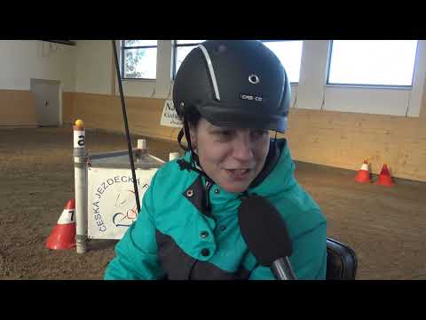 Rozhovor s Kateřinou Muchovou, Zimní jezdecký pohár 2022, Slatiňany 12. 2. 2022