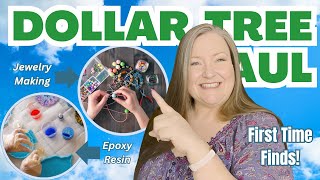 Amazing Dollar Tree Haul New Craft Supplies Epoxy Resin & Jewelry Making Just In Dollar Tree