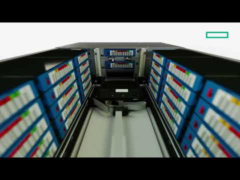 Inside the HPE StoreEver MSL3040 tape library