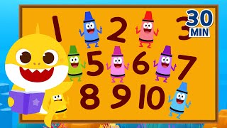 Counting Up to 20 | Number &amp; Shape Songs | Baby Shark Classroom - Learning for Kids