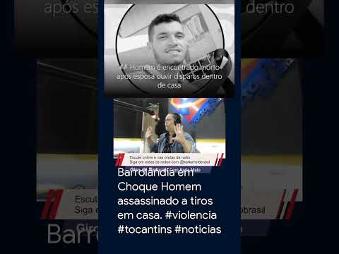 Barrolândia em Choque Homem assassinado a tiros em casa. #violencia #tocantins #noticias