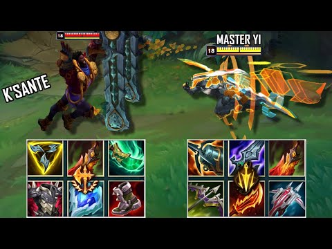 K'SANTE vs MASTER YI FULL BUILD FIGHTS & Best Moments!