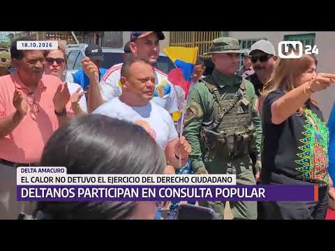 Delta Amacuro participa en la Consulta Popular