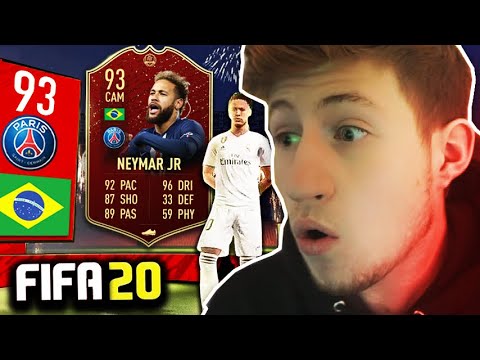 OMG!! I PACKED 93 RED NEYMAR!! BEST EVER REWARDS! FIFA 20 Ultimate Team
