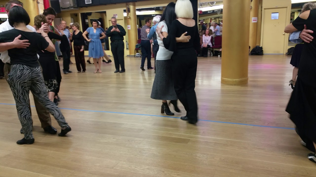 Argentine tango Práctica: Mariela Franganillo 3/24/18 (2of 2)