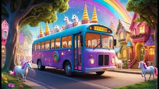 The Unicorns on the Bus | Magical &amp; Fun Nursery Rhyme for Kids | Sing-Along Song