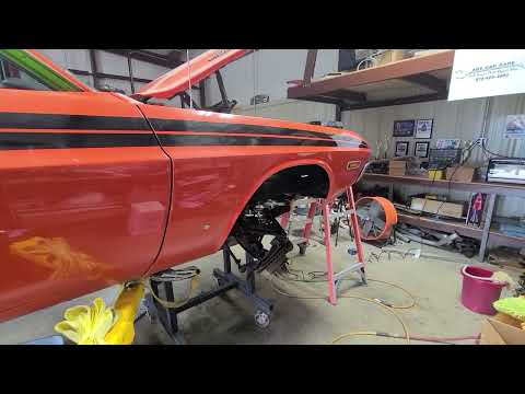 1971 Dodge Challenger RT 440 6 Pack Restoration Part 10 - Engine and Transmission Removal together!