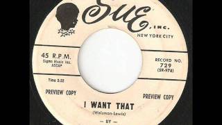 BOBBY HENDRICKS I Want That SUE