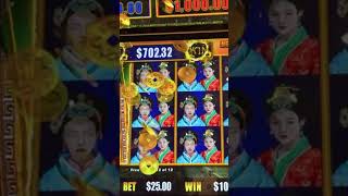 LAST $25 Bet ‼️turns into a BIG WIN on Golden Century #slot #casino #vegasslotmachines