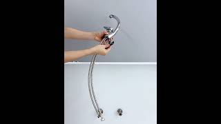 One handle brass kitchen faucet D40 Crocus series chrome 212mm a-Five