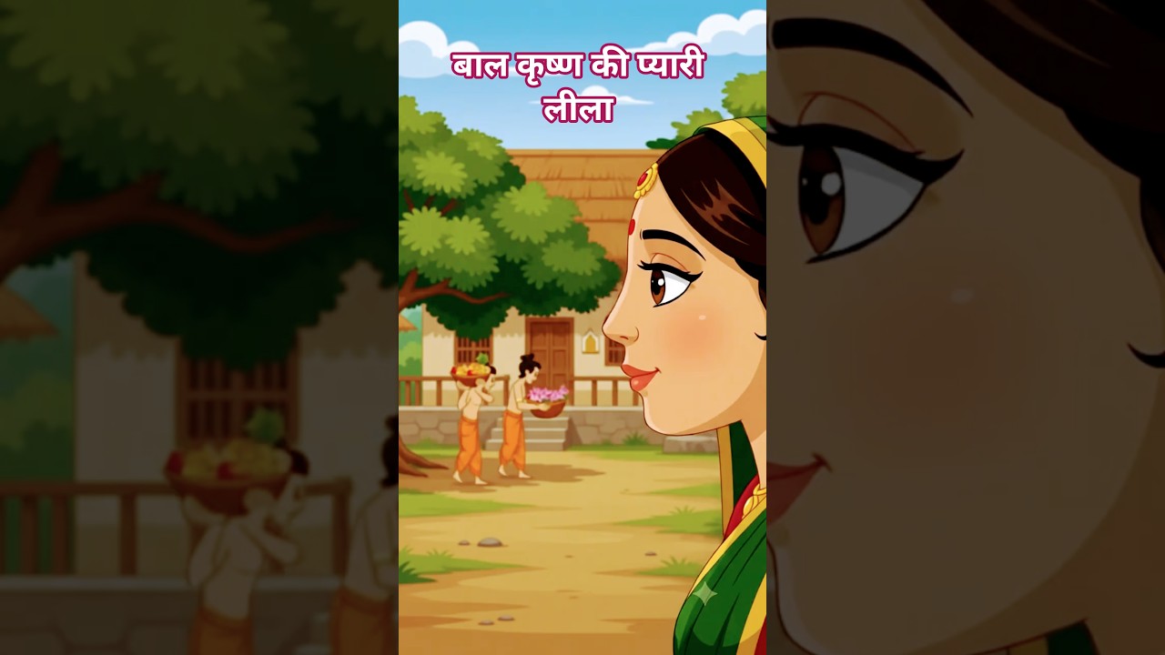 बाल कृष्ण की प्यारी लीला 🙏 #krishna #krishnastatus #krishnabhakti #shorts #ytshorts #krishnalove