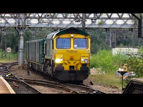 Freightliner Class 66 No. 66616 on 6Z92 Tunstead - Northampton  C.Y @ Guide Bridge on 17.08.20 - HD