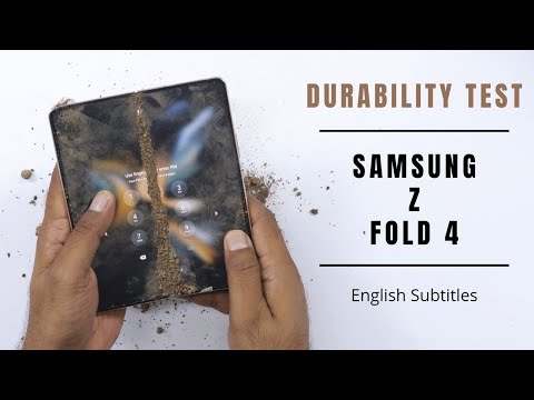 Samsung Galaxy Z Fold 4 Durability Test - 12 Hours Freeze Test