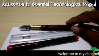 How to cut glass slide easily with the cutter