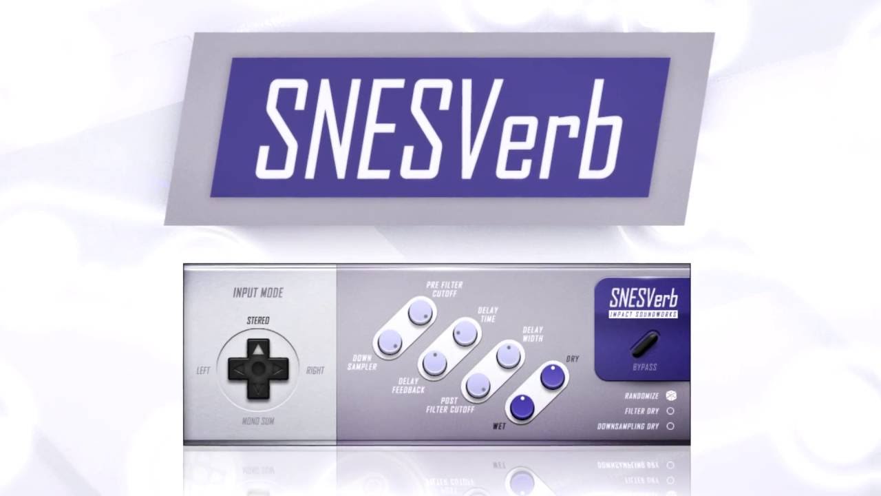 SNESVerb: Retro game console reverb FX! - YouTube