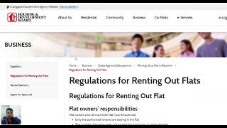 HDB Authorized Tenants Registration Check Online (SG)