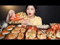 SUB Butter Grilled Giant Lobster Butter Grilled Scallop Mukbang ASMR Korean Eating Sound
