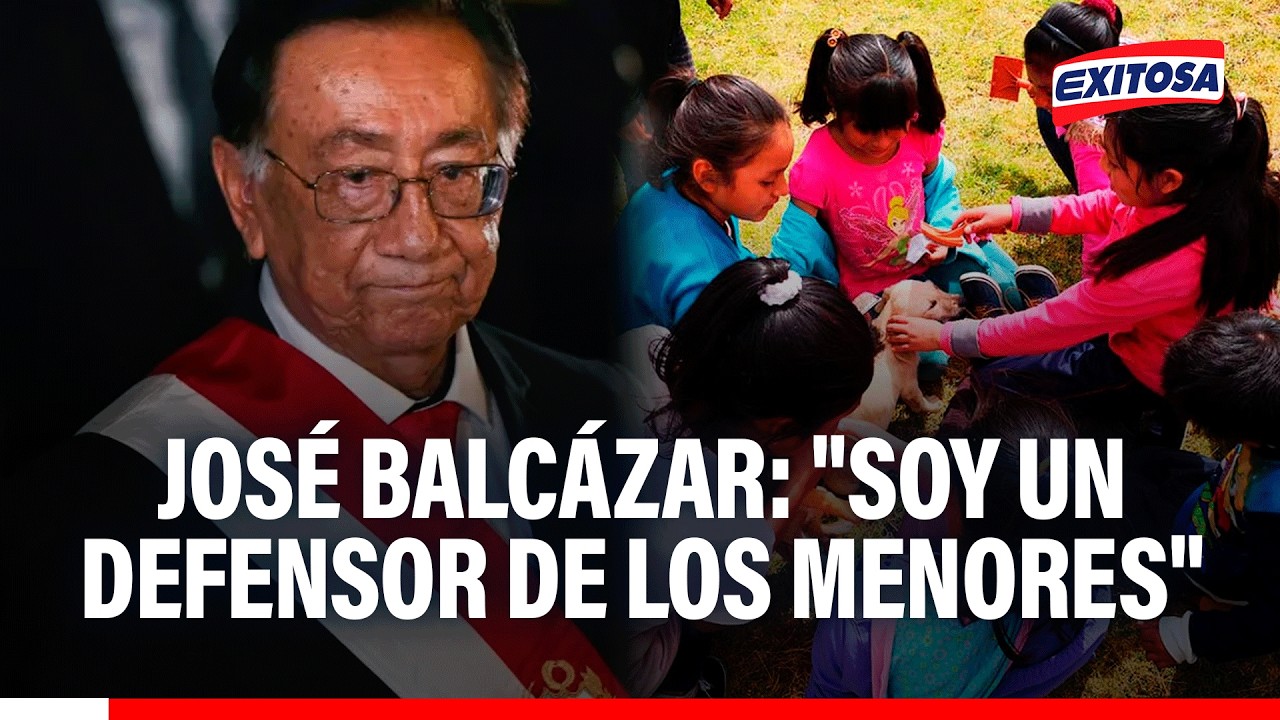 🔴🔵 José Balcázar aclara sobre matrimonio infantil: "Soy un defensor de la familia y los menores"