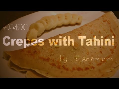Crepes with Tahini - Κρέπες με ταχίνι / Cinematic Cooking