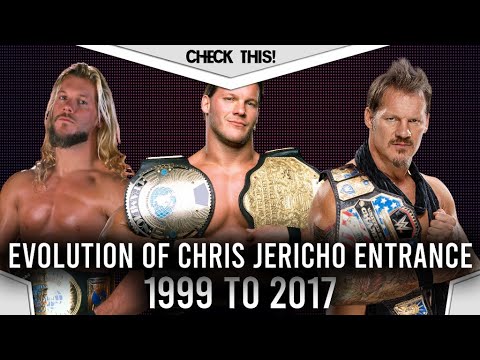 WWF / E - Evolution of Chris Jericho's Entrances! 1999 to 2017 - (Entrance Evolutions)