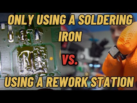 HOW TO REPLACE MOSFET/IGBT WITHOUT A REWORK STATION VS WITH A REWORK STATION