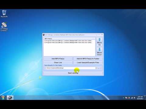 Join Multiple MP3 Files Into One Software