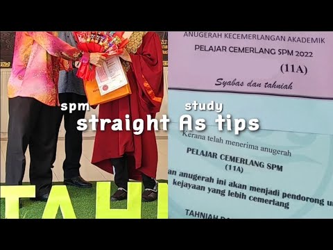 📝straight As study tips🌟spm考获全A的秘诀➕ig study qna🧸
