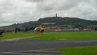 preview picture of video 'helicopter landing to refuel a newtownards'