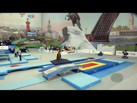 SJOEBERG Lina (SWE) - 2018 Trampoline Worlds, St. Petersburg (RUS) - Qualification Double Mini R1