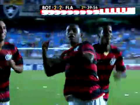 Os Gols de Botafogo 2x2 Flamengo Pelo 1º Jogo da Final do Carioca 2009