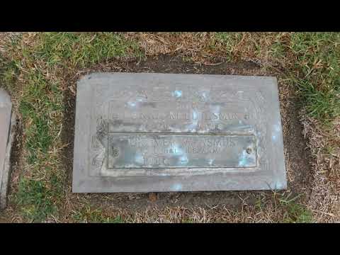 Actress Donna Reed Grave Pierce Brothers Memorial Park Los Angeles California USA November 30, 2022