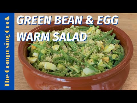 Easy Green Bean & Egg Warm Salad | Green Bean & Egg Warm Salad Recipe