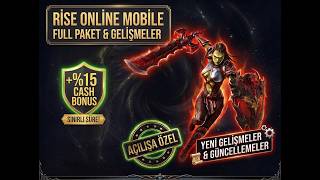Rise Online Mobile: Premium, %15 Bonus ve Yeni Gelişmeler!