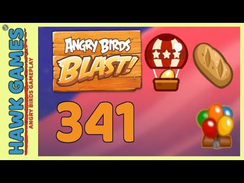 Angry Birds Blast Level 341 - 3 Stars Walkthrough, No Boosters