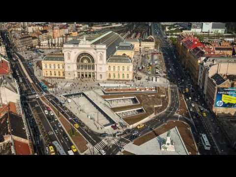 The 10 stations of the Budapest Metro Line M4