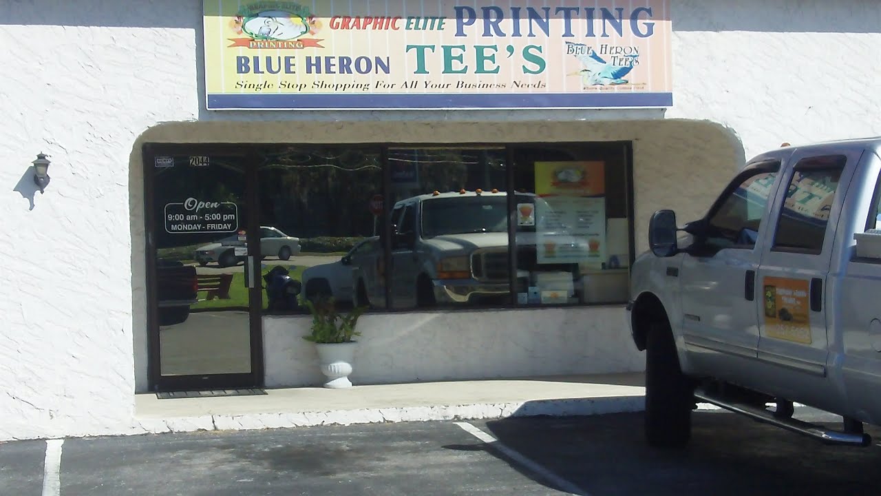 Graphic Elite Printing And Blue Heron Tees