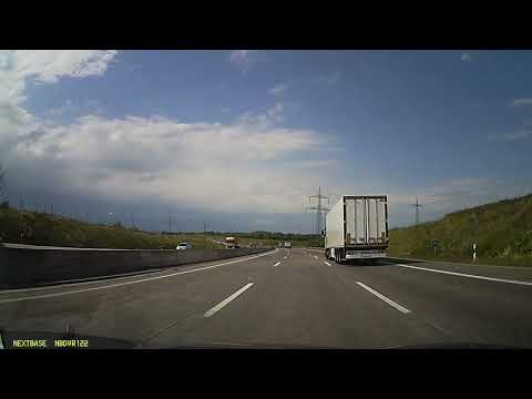 Autobahn A4 von Erfurt nach Eisenach