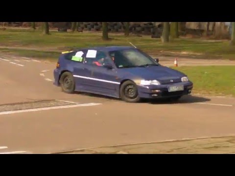 Honda CRX KZK o Puchar Automobilklubu Łódzkiego Motodrom 1080p 60kl/s