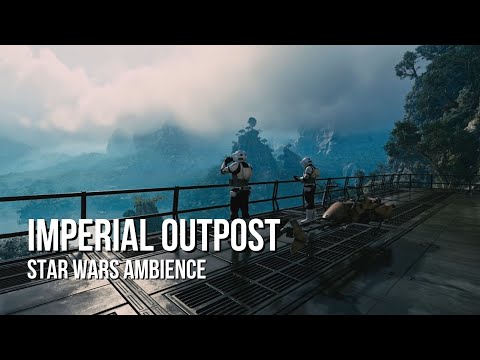 Imperial Jungle Outpost | Star Wars Ambience | Nature Sounds, Quiet Stormtrooper Chatter