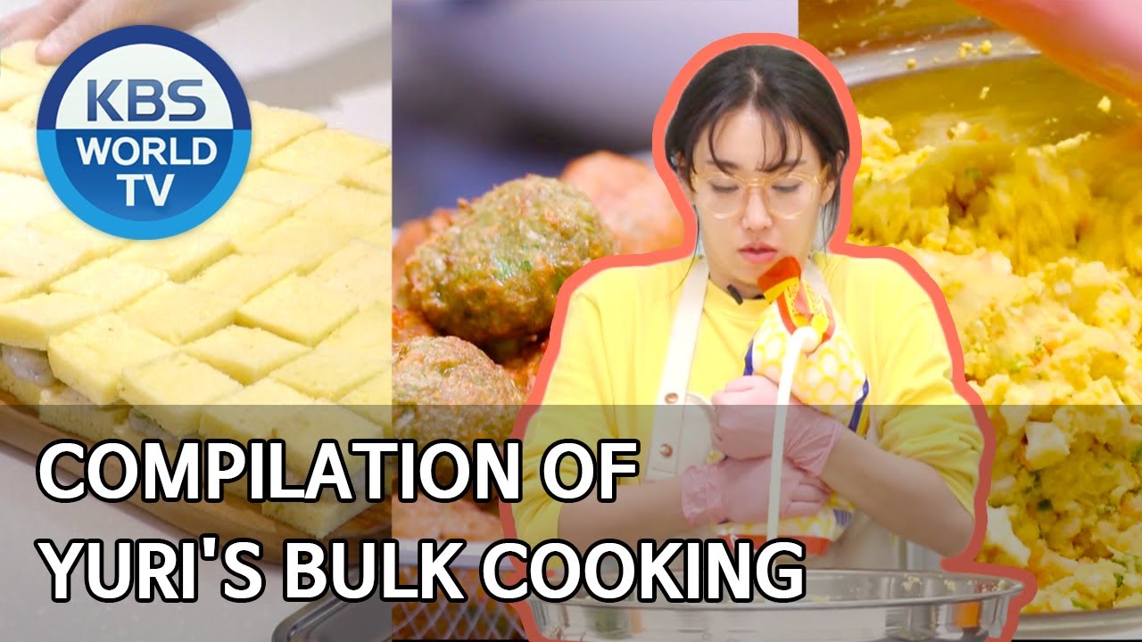 Compilation of Yuri's bulk cooking [Editor’s Picks / Stars' Top Recipe at Fun-Staurant]