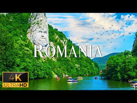 FLYING OVER ROMANIA (4K Video UHD) - Relaxing Music With Beautiful Nature Video For Stress Relief